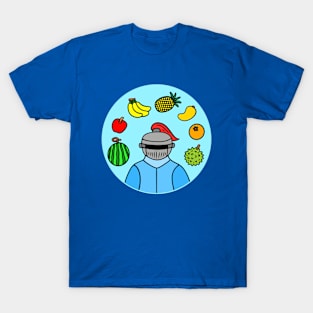 Cute knight with fruits T-Shirt